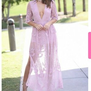 Maxi Romper Mauve